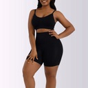 Kombinezon modelujący Plus Size, Black Set,XXXL