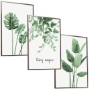 НАБОР РАМКА ДЛЯ ИЗОБРАЖЕНИЯ МОНСТР A3x3 ЛИСТЬЯ ПРИРОДА