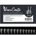 ГИБКИЕ ПРОЗРАЧНЫЕ НАСАДКИ 120 ШТ МИНДАЛЬ МИНДАЛЬ