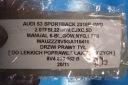 AUDI S3 8V A3 PORTES ARRIÈRE DROIT OBTARTE COULEUR LZ7S 5 PORTES 2016R 8V4833052Bphoto 10