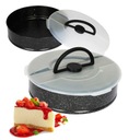 ПЛИТКА ДЛЯ ТОРТА КРУГЛАЯ ФОРМА ДЛЯ ТОРТА + КРЫШКА