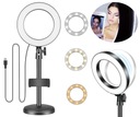 СВЕТОДИОДНАЯ КОЛЬЦЕВАЯ ЛАМПА РУЧКА ДЛЯ СЕЛФИ ДЛЯ МАКИЯЖА 3 ЦВЕТА ВЫСОТА до 41см