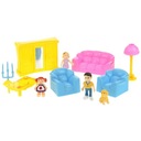 Rozkladací domček na hranie - ružová sedačka Značka Nobo Kids
