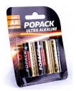 АЛКАЛИЧЕСКИЕ БАТАРЕИ 4x AA R6 LR6 POPACK 4 шт.