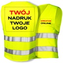 Светоотражающий жилет с напечатанным логотипом OHS ROAD WIZARD ONLINE