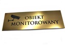 Tabliczka, MONITORING , obiekt monitorowany ! Kod producenta TGZo