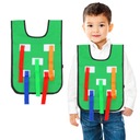 ЖИЛЕТ АНИМАЦИЯ НА ЛИПУЧКЕ ИГРА 5 ПОЛОС ЗЕЛЕНЫЙ