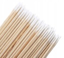 ТОЧНЫЕ ДЕРЕВЯННЫЕ ПАЛОЧКИ С ВАТНОЙ КОСМЕТИКОЙ ДЛЯ БРОВЕЙ И РЕСНИЦ 100 ШТ.