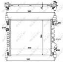 53195 RADUADOR DE AGUA 53195 NRF CHEVROLET SPARK II 