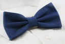 Мужской галстук-бабочка и нагрудный платок - Alties - Светло-темно-синий