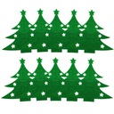 Чехлы для столовых приборов РОЖДЕСТВЕНСКИЙ СТОЛ ИЗ ВОЙЛА 10 шт НАБОР РОЖДЕСТВЕНСКИЙ ВОЙЛОК