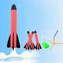 Vystreľovač 6 penových rakiet pre deti hračka pre deti pumpa EXTSUD Kód výrobcu STOMP ROCKET