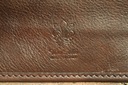 Pánska kožená taška cez rameno veľká hnedá talianska A4 poštárka vintage A4 Dominujúci vzor bez vzoru