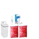 Компактный набор Aquahome с 2 пакетиками соли и фильтром.