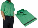 44/45 Мужская рубашка, насыщенный мятно-зеленый цвет