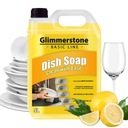 GLIMMERSTONE ЖИДКИЙ ГЕЛЬ ДЛЯ МЫТЬЯ ПОСУДА ЛИМОН - СОВРЕМЕННАЯ ФОРМУЛА - 5л