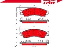 КОМПЛЕКТ - КОМПЛЕКТ КОЛОДОК ТОРМОЗНЫХ [TRW] изображение 2