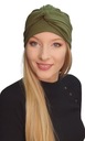 Женский тюрбан Sara 027, цвета хаки, красивая бамбуковая шапочка, тоже после химиотерапии.