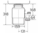 Измельчитель отходов InSinkErator 46-2 AS с пневматическим выключателем