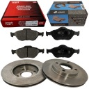 ПЕРЕДНИЕ ДИСКИ, КОЛОДКИ, FORD FIESTA V MK5 FUSION 2002-