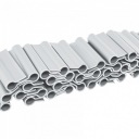 Зажимы BRADAS для лент забора SOLID RAL7040