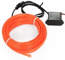 EL WIRE LED оптоволокно Лента Ambient 5M Оранжевая