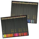 Profesionálne ceruzkové pastelky v plechovke 48 prémiových farieb s motýľom Avec Farba viacfarebná