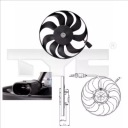 VENTILATEUR RADIATEUR MOTEUR TYC 802-0001 AUDI A3photo 10