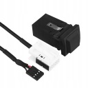 КАБЕЛЬ AUX Z POMOCA PRZELACZNIKA, ГНІЗДА DO RCD510 RCD310 GOLF/GTI/R MK5  (18657377308) фото min 12