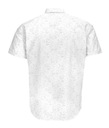 Bielo-šedá košeľa Krátky Rukáv 50/182-188 Značka Quickside