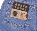 HIS spodnie HIGH WAIST jeans BASIC JEANS _ W30 L29 Szerokość w pasie 39 cm