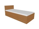 Кровать ВИКТОРИЯ 120х200 см с контейнером из ольхи