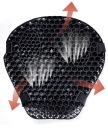 REVÊTEMENT MOTOCYCLETTE GEL COUSSIN CONFORT MEGAphoto 15