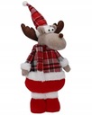 ФИГУРКА ОЛЕНЯ из ткани Lucek RED Christmas