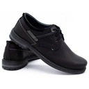 Мужские повседневные кожаные туфли на шнуровке POLISH 298GT black 40