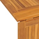 vidaXL Skladací záhradný stôl, 150x90x75 cm, masívne teakové drevo Linka 1