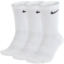 Nike ponožky ponožky biele vysoké dámske SX4508-101 S
