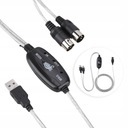 MIDI-ИНТЕРФЕЙС USB ДВУХСТОРОННИЙ MIDI-КАБЕЛЬ