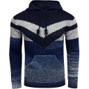 Мужской свитшот-кенгуру с затененным омбре