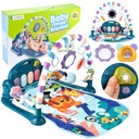 БОЛЬШОЙ ОБРАЗОВАТЕЛЬНЫЙ ИНТЕРАКТИВНЫЙ КОВРИК ДЛЯ МАЛЫША С ИГРУШКАМИ + ПЕНА