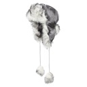 W228B CIEPŁA DAMSKA CZAPKA USZATKA