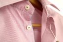 ETON Pánska košeľa ružové prúžky KET02 Veľkosť: M Veľkosť M/L