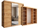 SKŘÍŇ 3-DVEŘOVÁ 180 POSUVNÁ ZRCADLO ARTISAN KASZMIR IHNED OLIMP O-SOFA Výška nábytku 205 cm