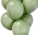 Воздушные шары пастельные оливково-хаки Большие Бохо 20 шт.