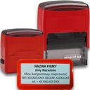 WAGRAF B4s ШТАМП ДЛЯ 8 СТРОК НАЗВАНИЕ КОМПАНИИ ОФИСНЫЙ ДИЗАЙН + ЛАСТИК