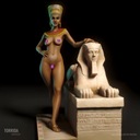 Статуэтка 35 мм - Нефертити - царица Египта - Pinup / NSFW