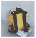Torba/plecak vintage bardzo pojemny worek żółty Rodzaj elegancki