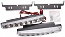 POWERFUL LAMPS FOR DRIVER DAYTIME DRL 8 LED LIGHT DZINNE FOR AUTO HOMOLOGATION 