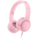 НАКЛАДНЫЕ НАУШНИКИ С МИКРОФОНОМ PICUN Q2 ДЛЯ ДЕТЕЙ, РОЗОВЫЕ