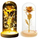 ВЕЧНАЯ РОЗА В СТЕКЛЕ, СВЕТЯЩИЙСЯ СВЕТОДИОД, ОРИГИНАЛЬНАЯ КОРОБКА